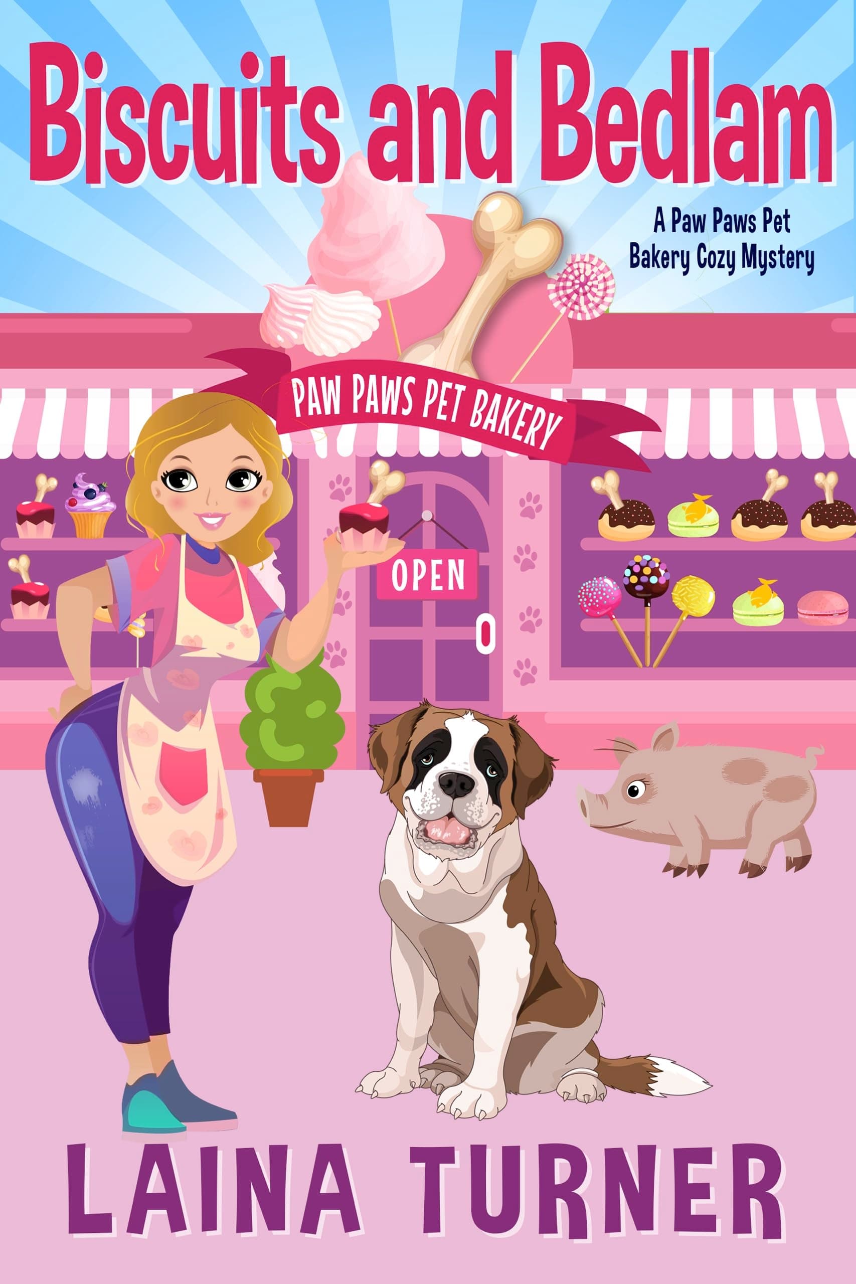 Biscuits and Bedlam (Paw Paws Pet Bakery Cozy Mystery)